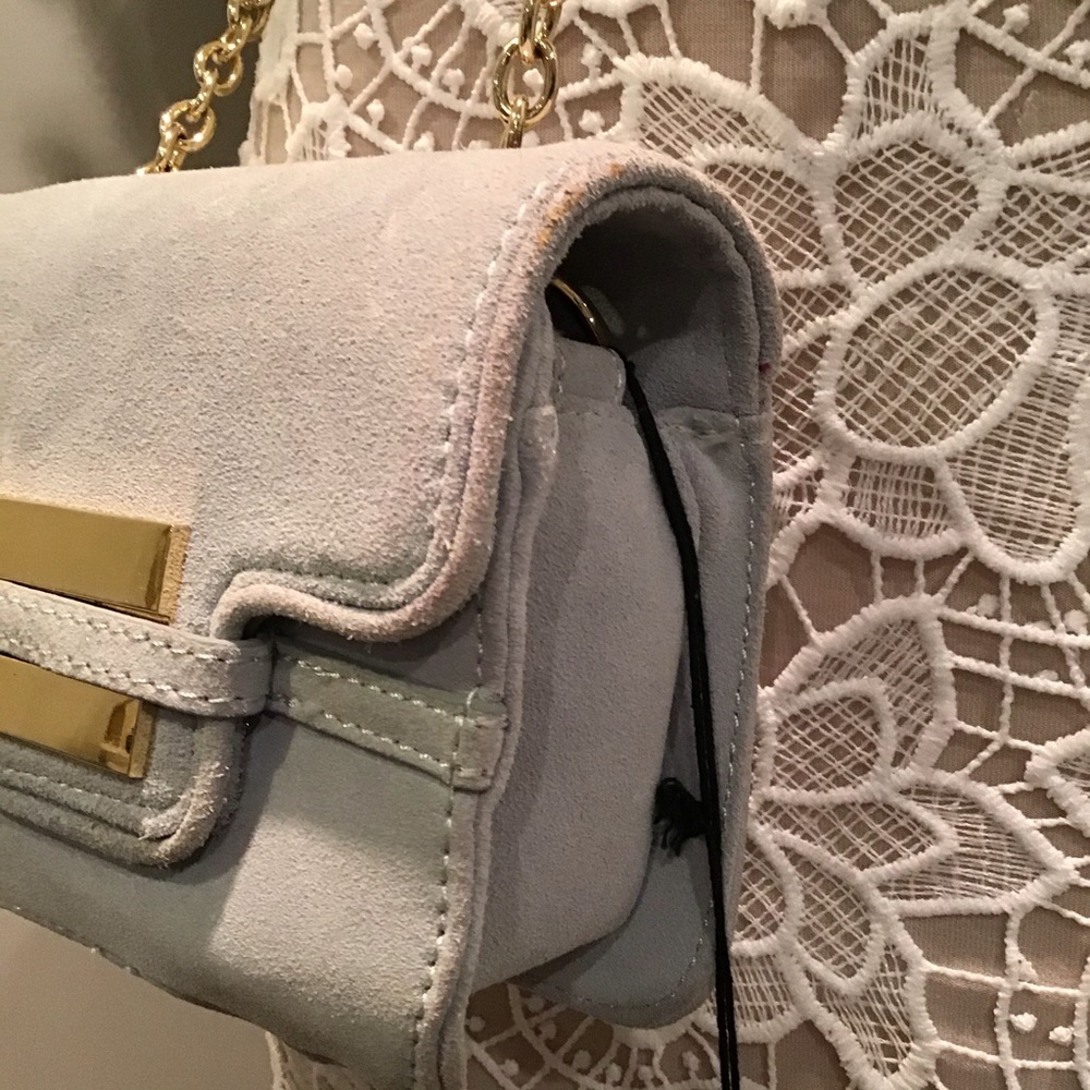 Zac Posen Americana mini crossbody suede bag - Picture 6 of 9